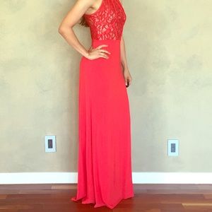 Red gown